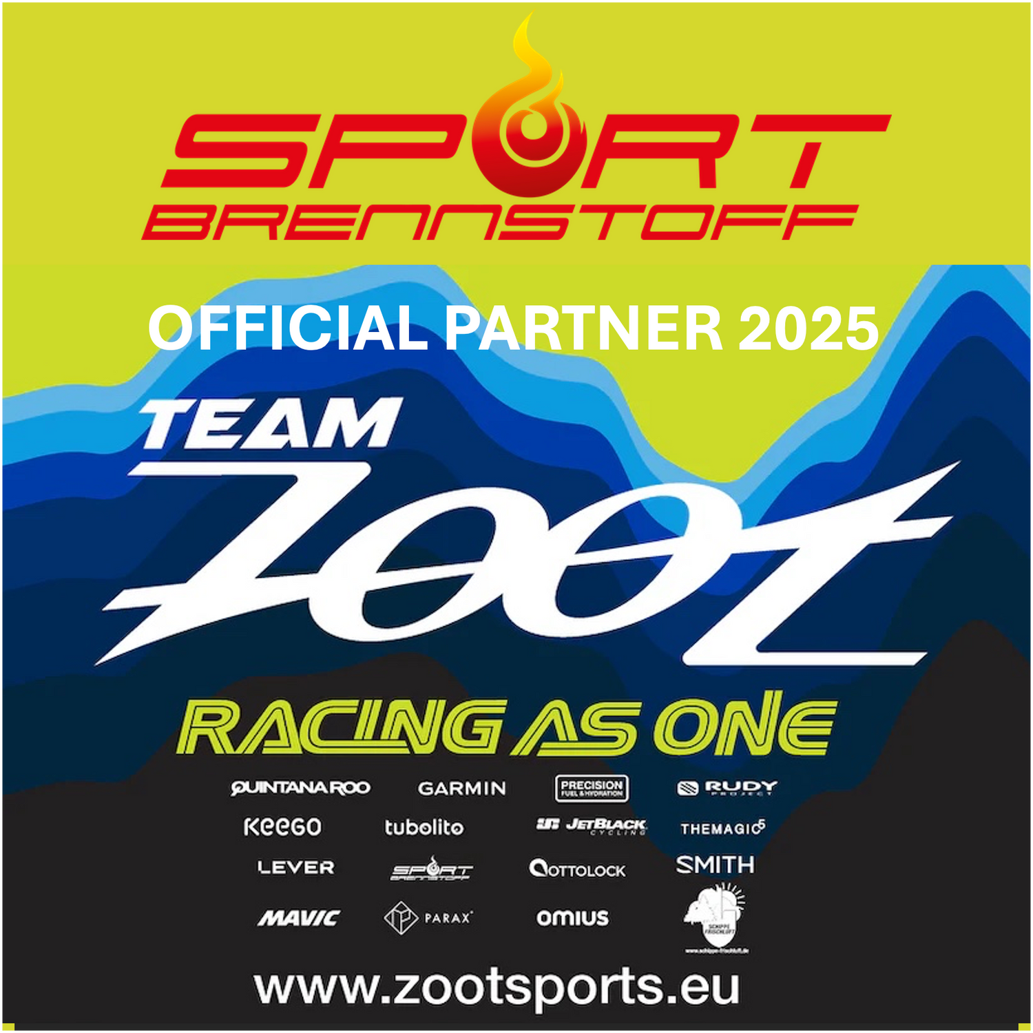 SportBrennstoff is Sponsor vom TEAM ZOOT EU 2025