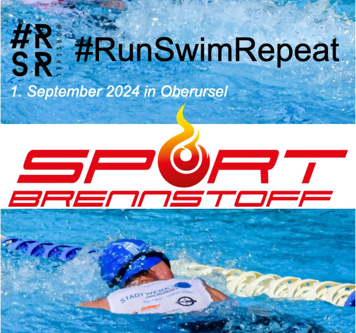 RunSwimRepeat on Oberursel Sponsored durch Sportbrennstoff