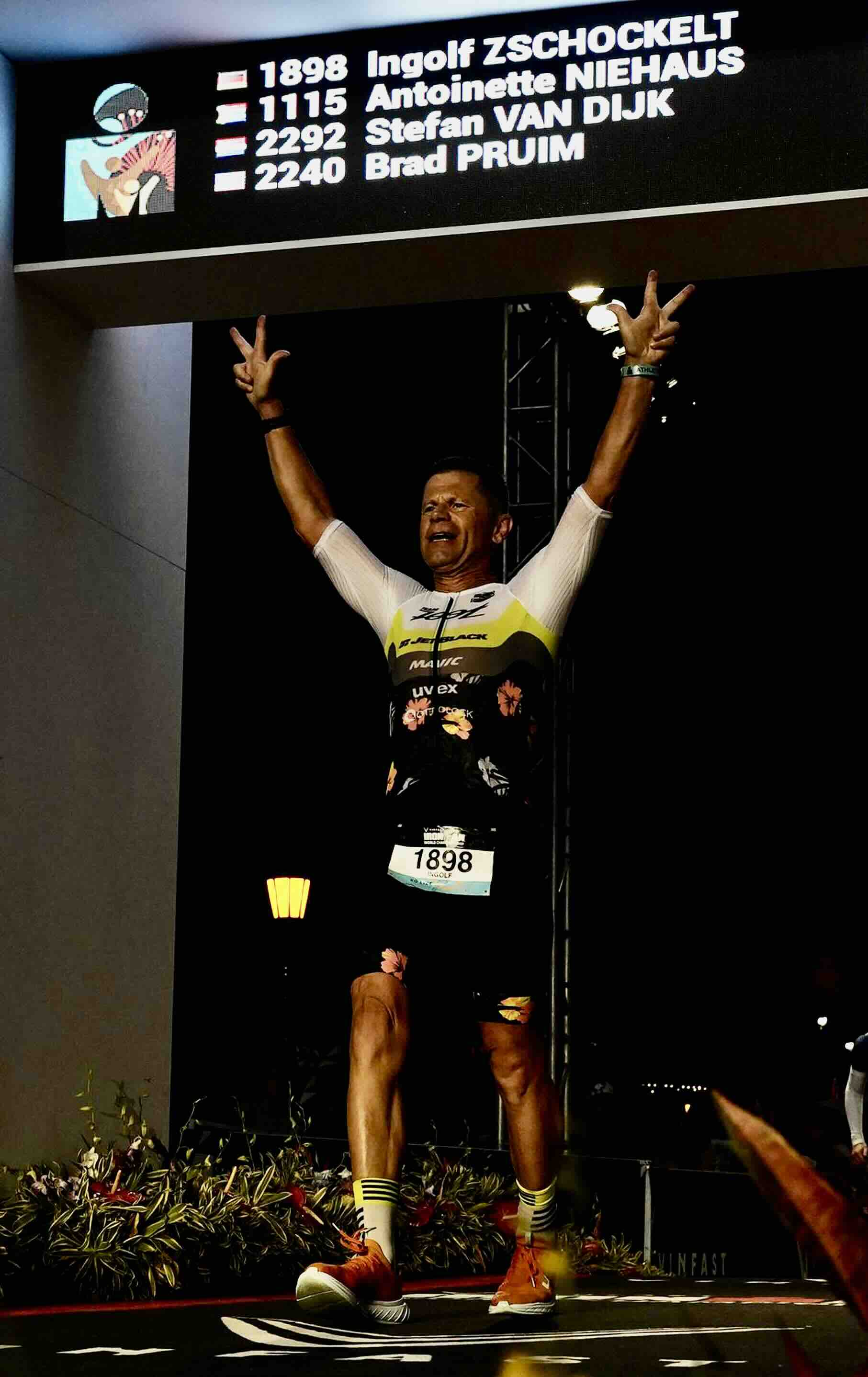 Finish Line Ironman Hawaii World