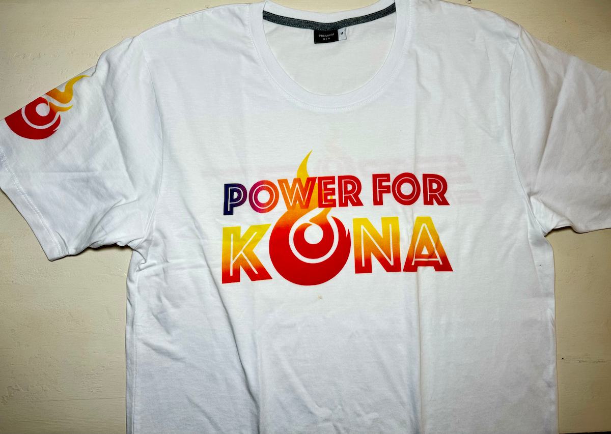 T-Shirt "Power for Kona"